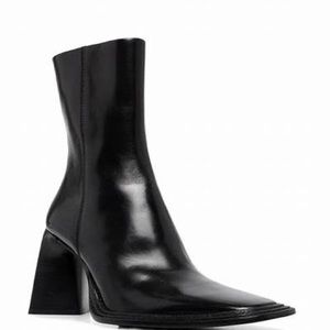 ALEXANDER WANG, Booker 85 Ankle Boot, brand new, 100% leather, sculpted heel